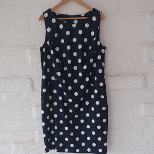ALYX Woman Polka Dot Sleeveless Sheath Midi Dress